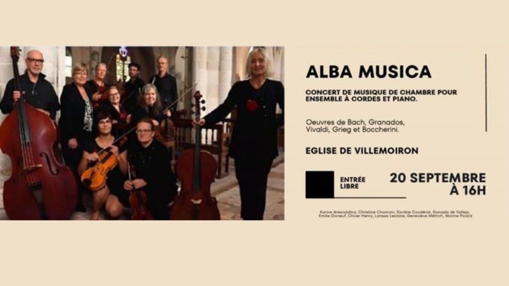 Concert à l’église de Villemoiron-en-Othe – ALBA MUSICA