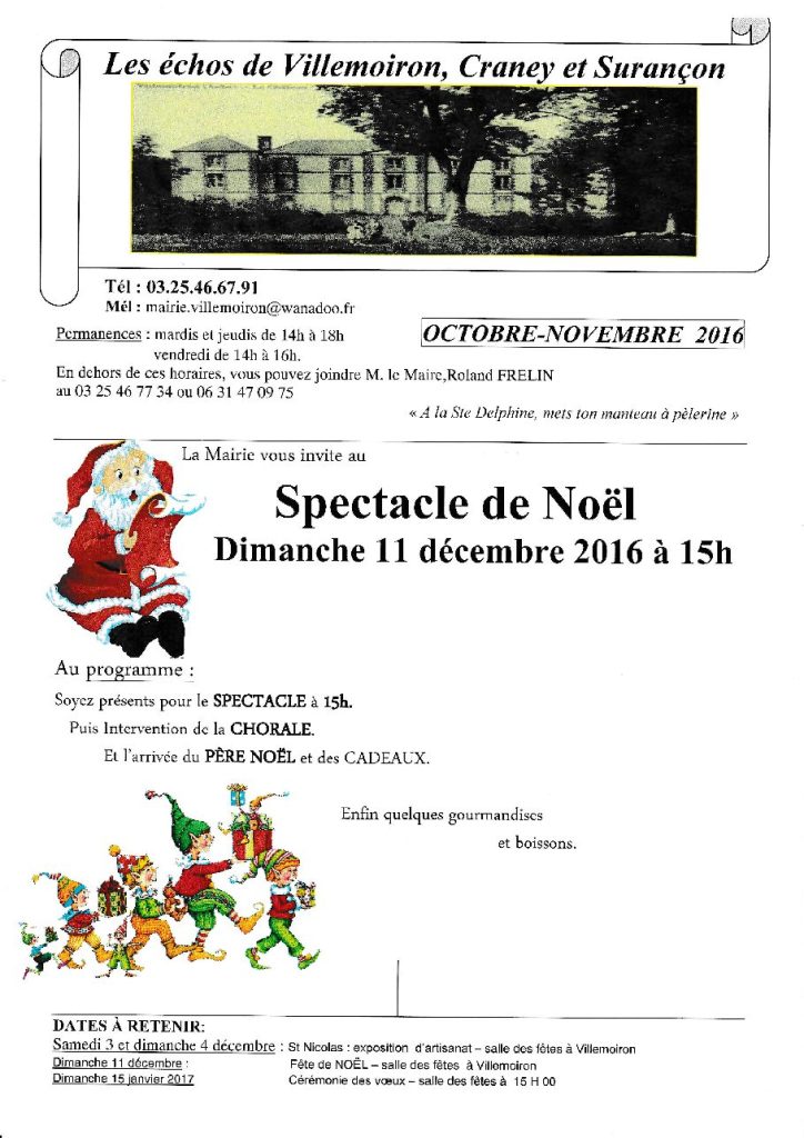 Le Petit Journal — Oct Nov 2016